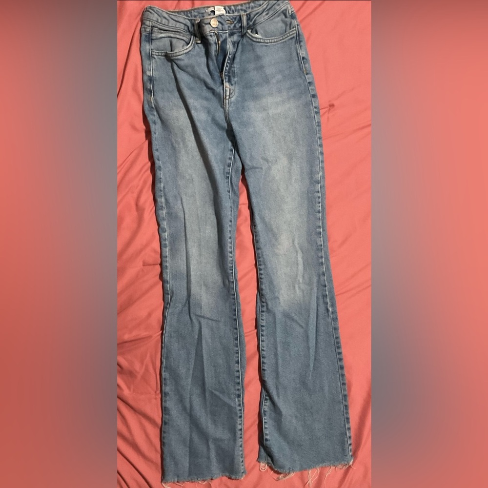 Forever 21 Light Blue Flare Jeans